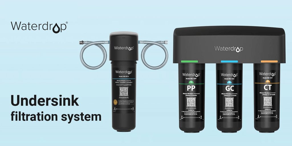 Waterdrop Under-Sink Water Filter System Comparison: Single-Stage vs. 3-Stage