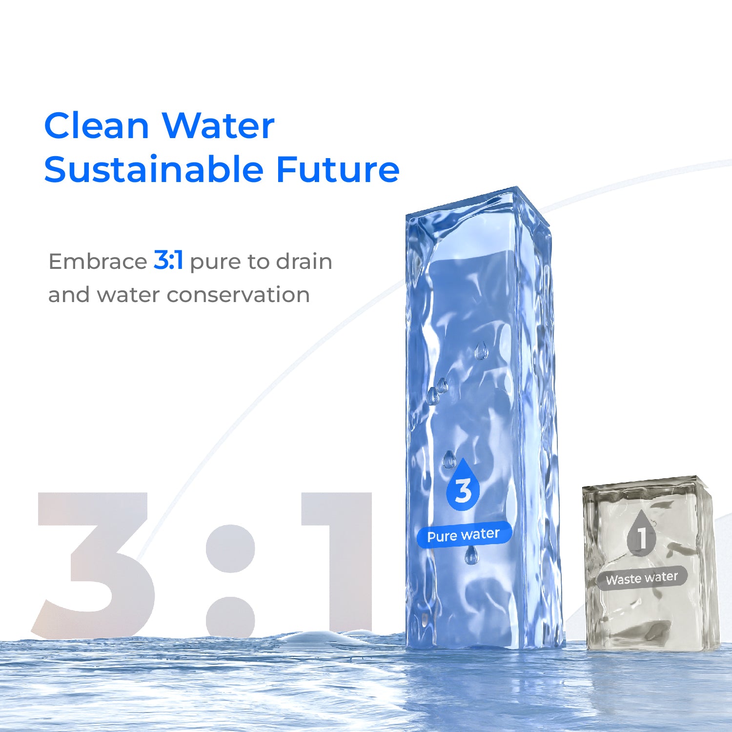 Waterdrop C1RF Water Filter for WD-C1S and WD-C1H Countertop RO System