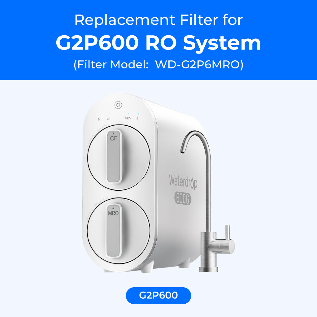 Waterdrop G2P600 Reverse Osmosis Water Filter Replacement Combo