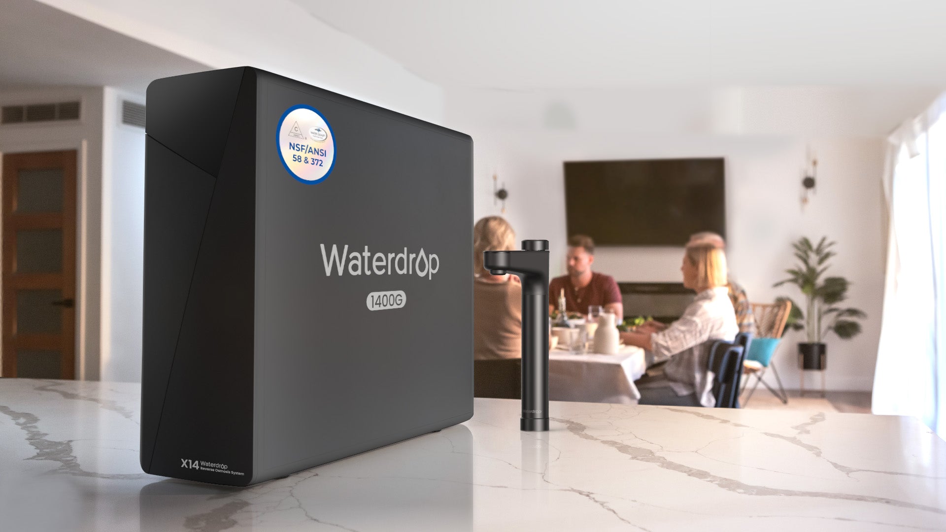Waterdrop Master X Series Reverse Osmosis System, X14