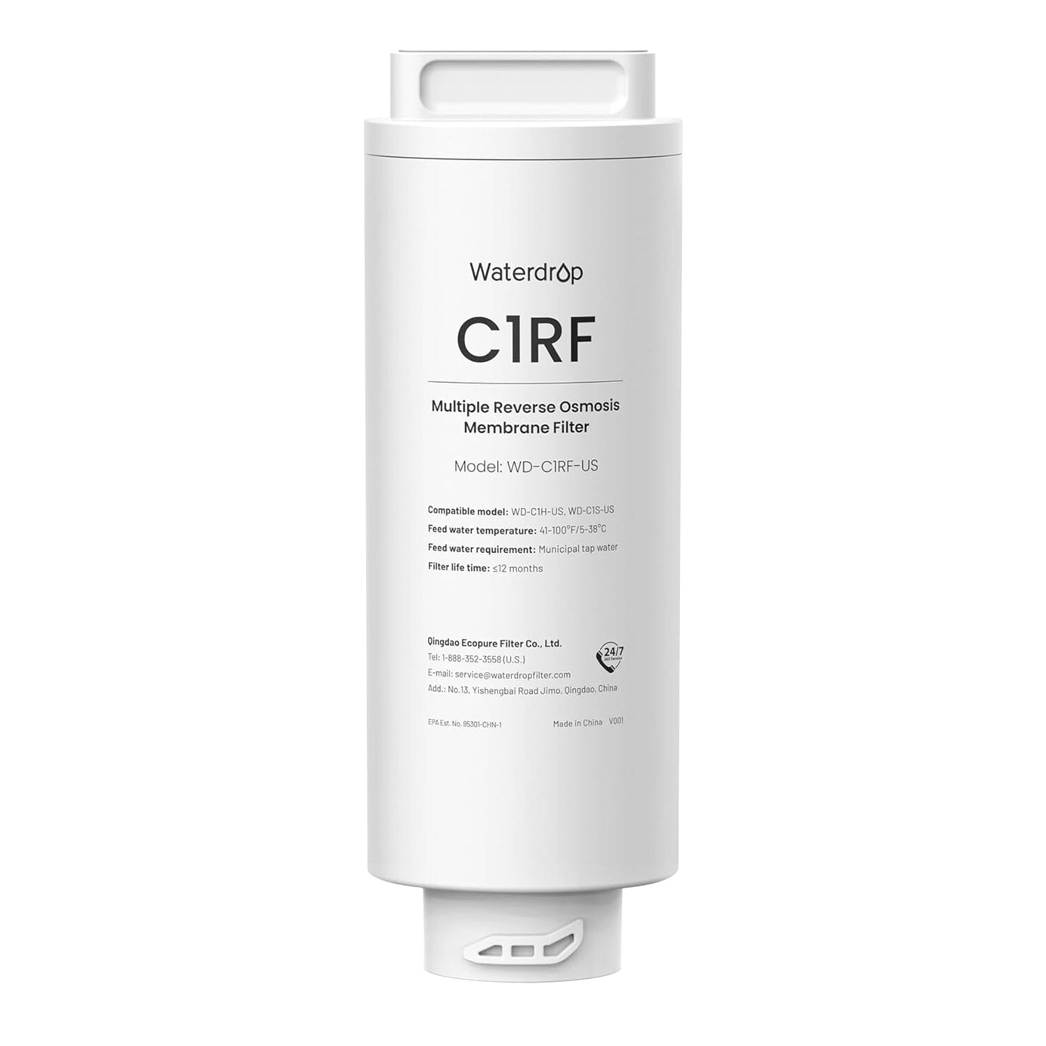 Waterdrop C1RF Water Filter for WD-C1S and WD-C1H Countertop RO System