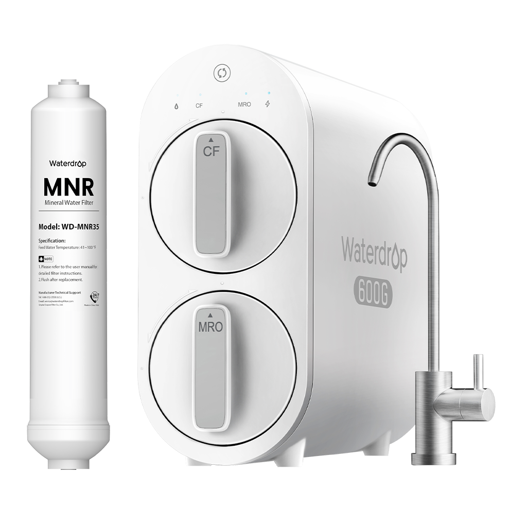 Waterdrop G2P600 Remineralization RO Water Filtration System for Home