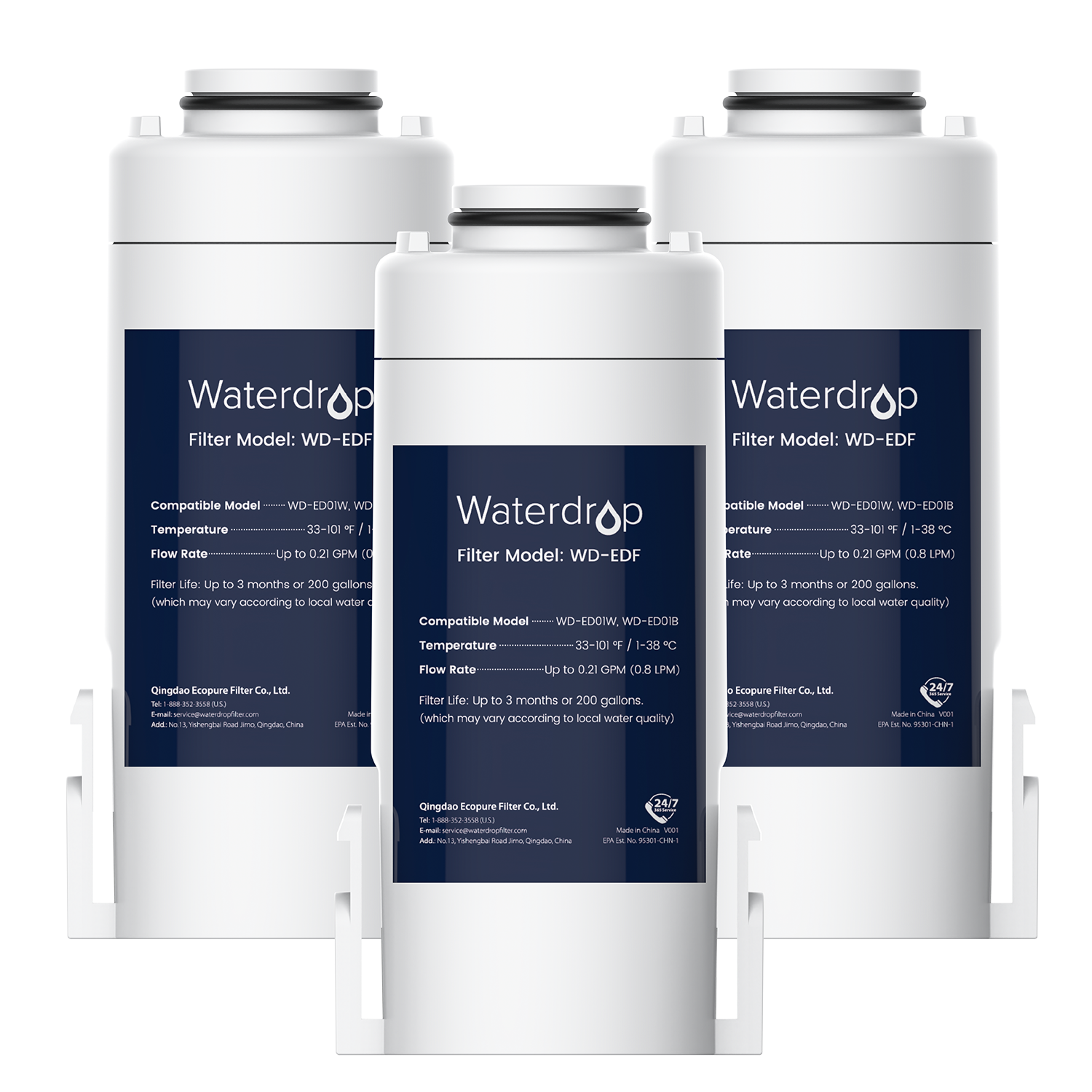 Replacement Filters for Waterdrop Electric Pitcher WD-ED01 | WD-EDF