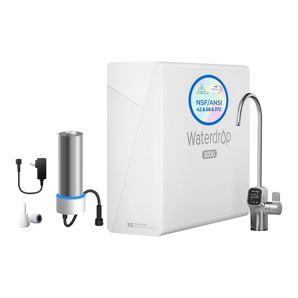 Waterdrop X8 Reverse Osmosis System with UV Sterilizing Light