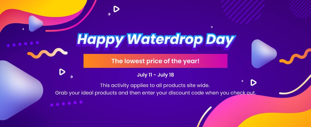 Waterdrop Brand Day Sale