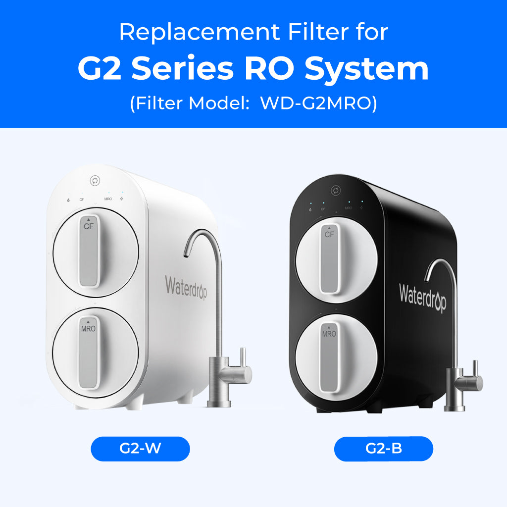 Tankless RO System Waterdrop G2 Water Filter Replacement Cartridge Combo