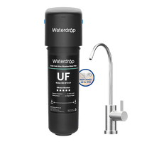Undersink Ultrafiltration Water Filter System With Dedicated Faucet