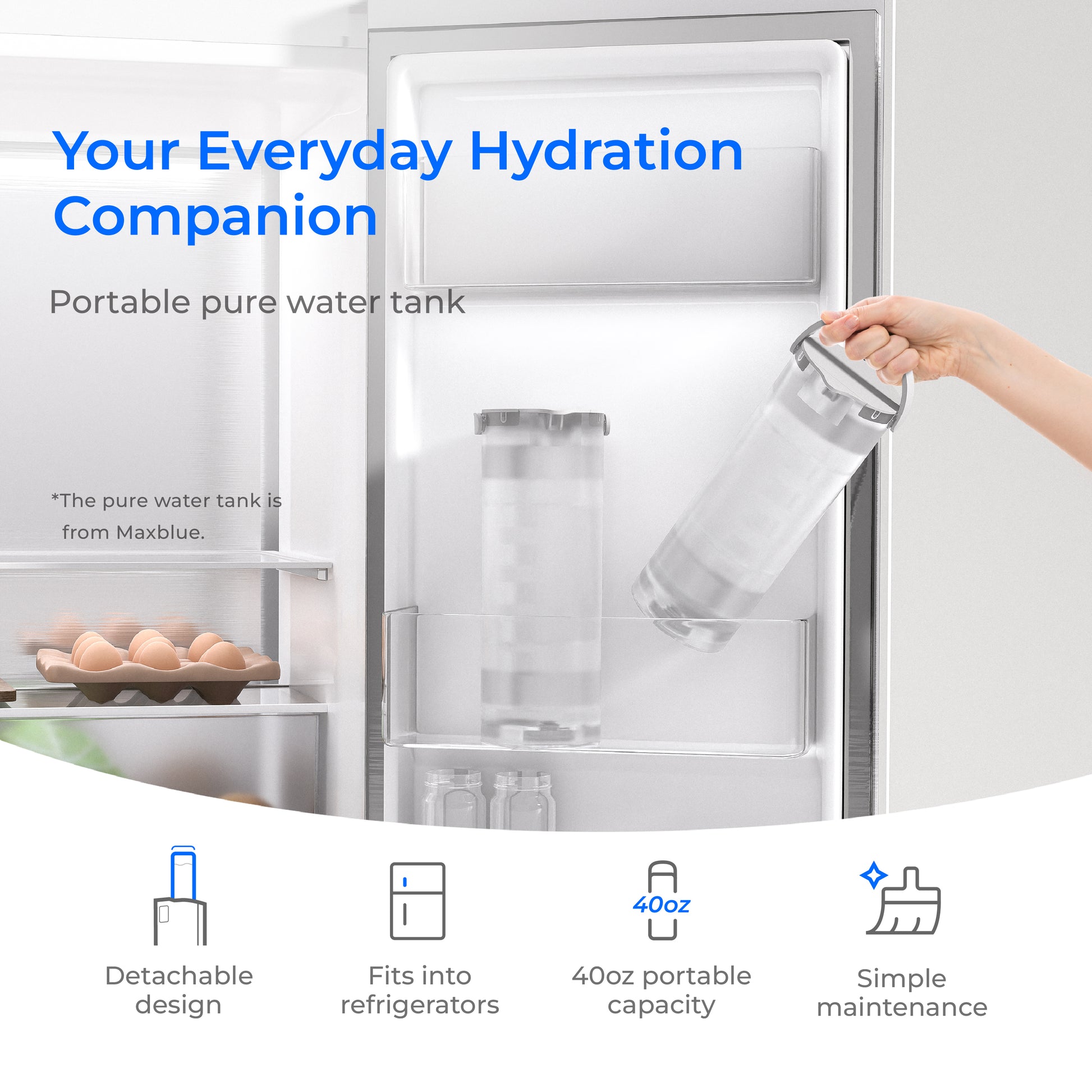 Waterdrop C1S Countertop CoreRO System with 1-Year Replacement Filter