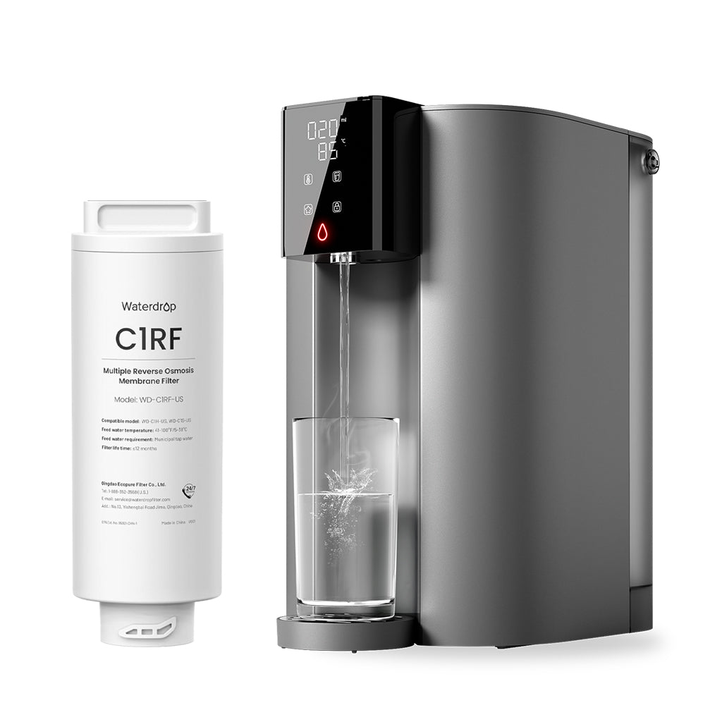 Système d'osmose inverse à eau chaude instantanée Waterdrop C1H avec filtre de remplacement 
