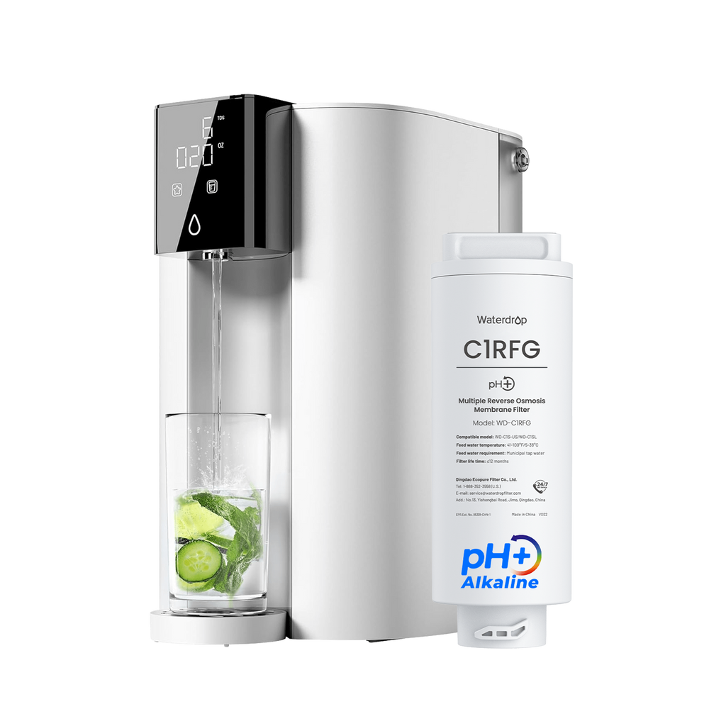 Waterdrop C1S Countertop Reverse Osmosis System with Alkaline Filter