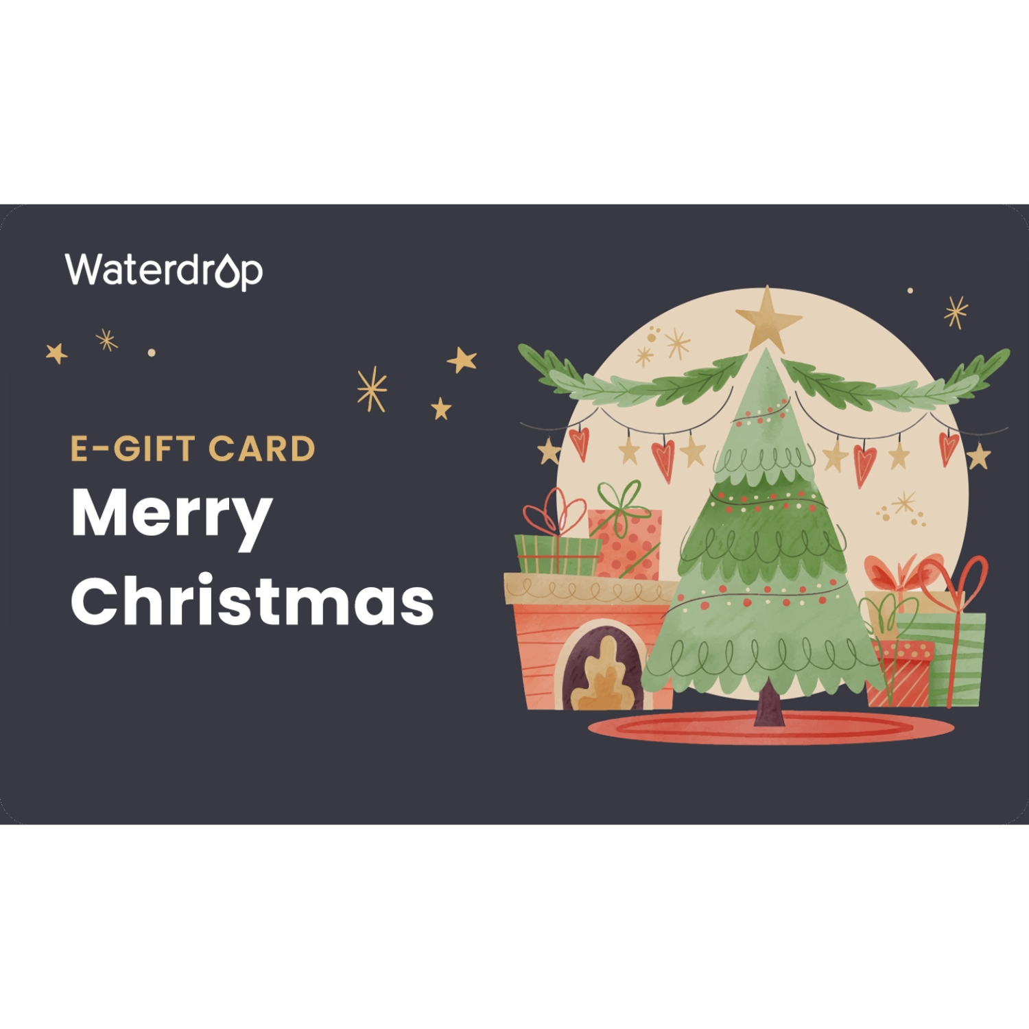 Carte-cadeau électronique Waterdrop de Noël en édition limitée