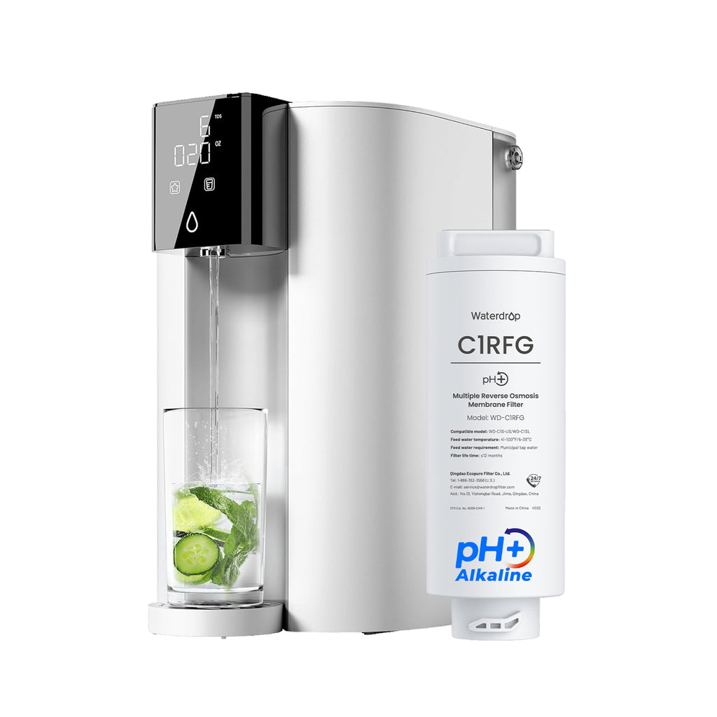 Waterdrop C1S Countertop Reverse Osmosis System with Alkaline Filter