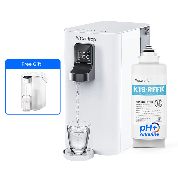 Waterdrop K19 Countertop RO Water Filter System with Alkaline Filter