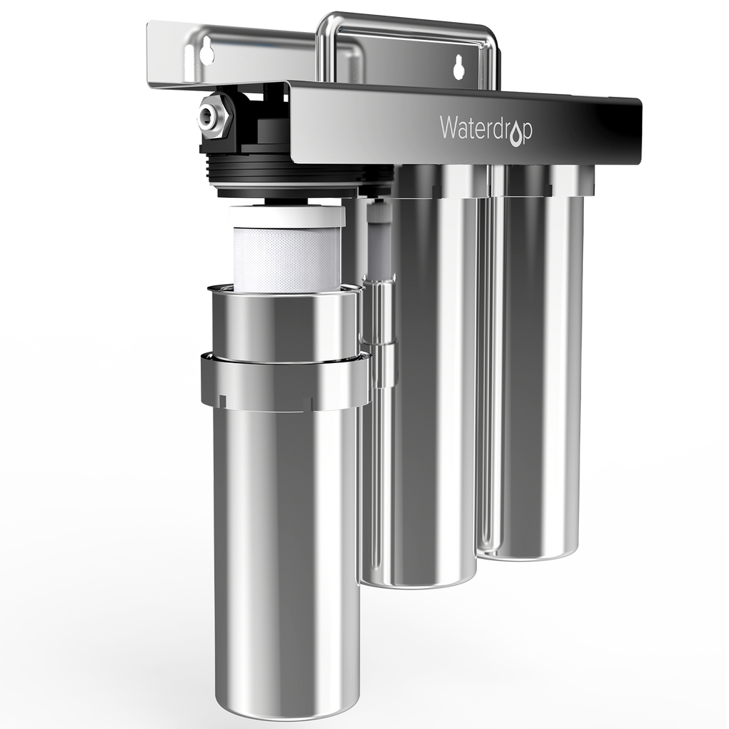 6-stage Under Sink Ultrafiltration Stainless Steel Water Filter System Waterdrop TST-UF