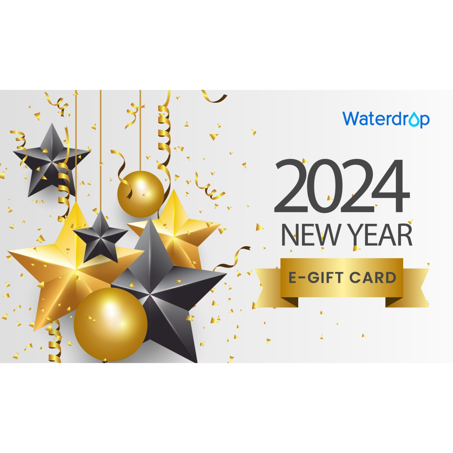 Carte-cadeau électronique Waterdrop du Nouvel An limitée