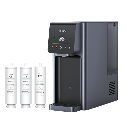 Waterdrop A1 Reverse Osmosis Hot & Cold Water Dispenser, 1-Year Combo