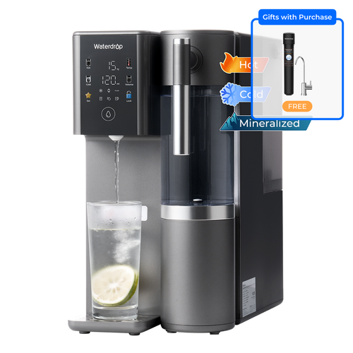 Waterdrop Remineralization Hot Cold RO Water Dispenser,  A2G