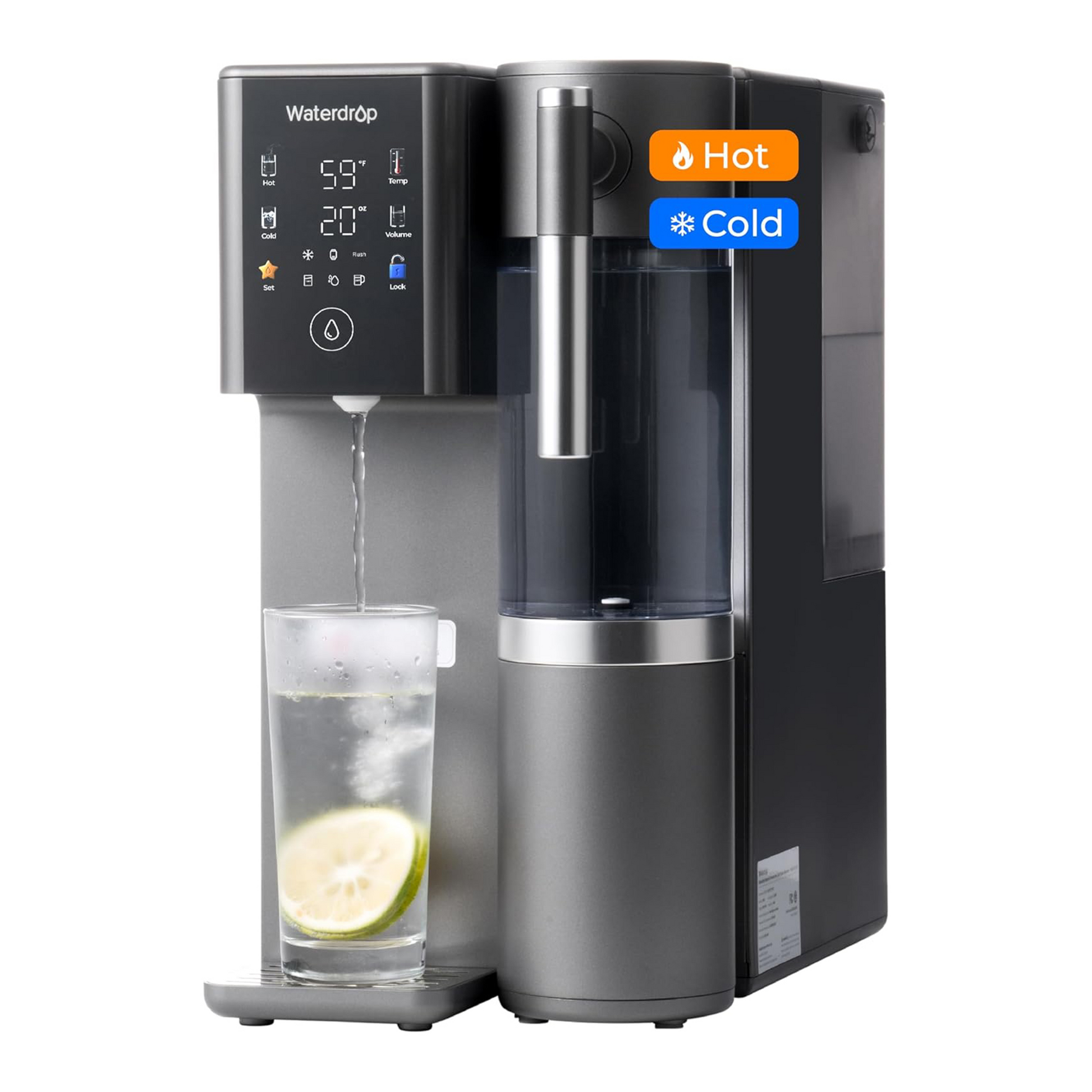 Waterdrop Reverse Osmosis Hot Cold Water Dispenser,  A2