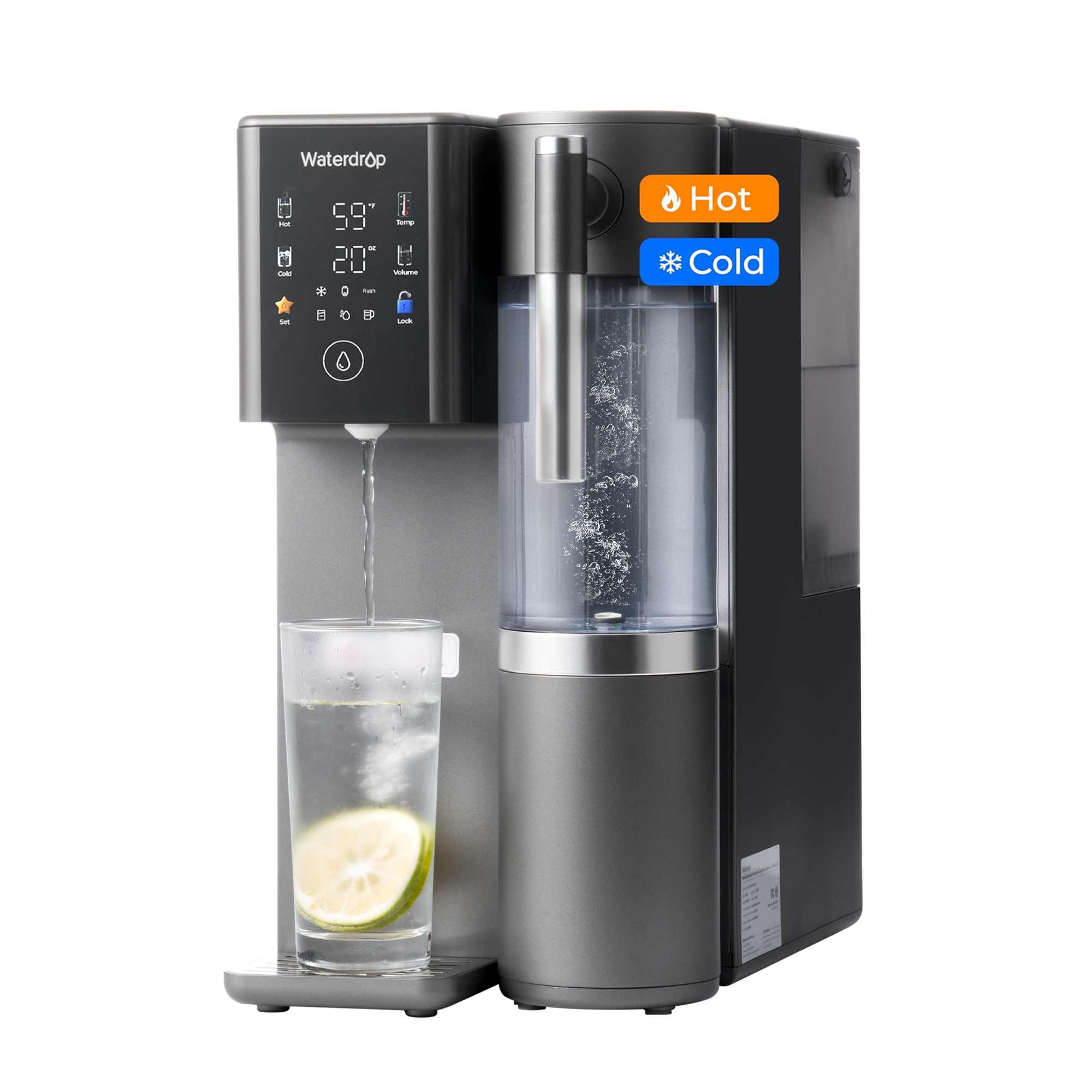 Waterdrop Reverse Osmosis Hot Cold Water Dispenser,  A2