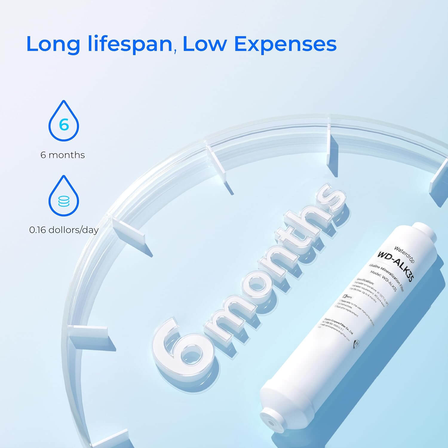 Waterdrop G3P800 Alkaline Reverse Osmosis System