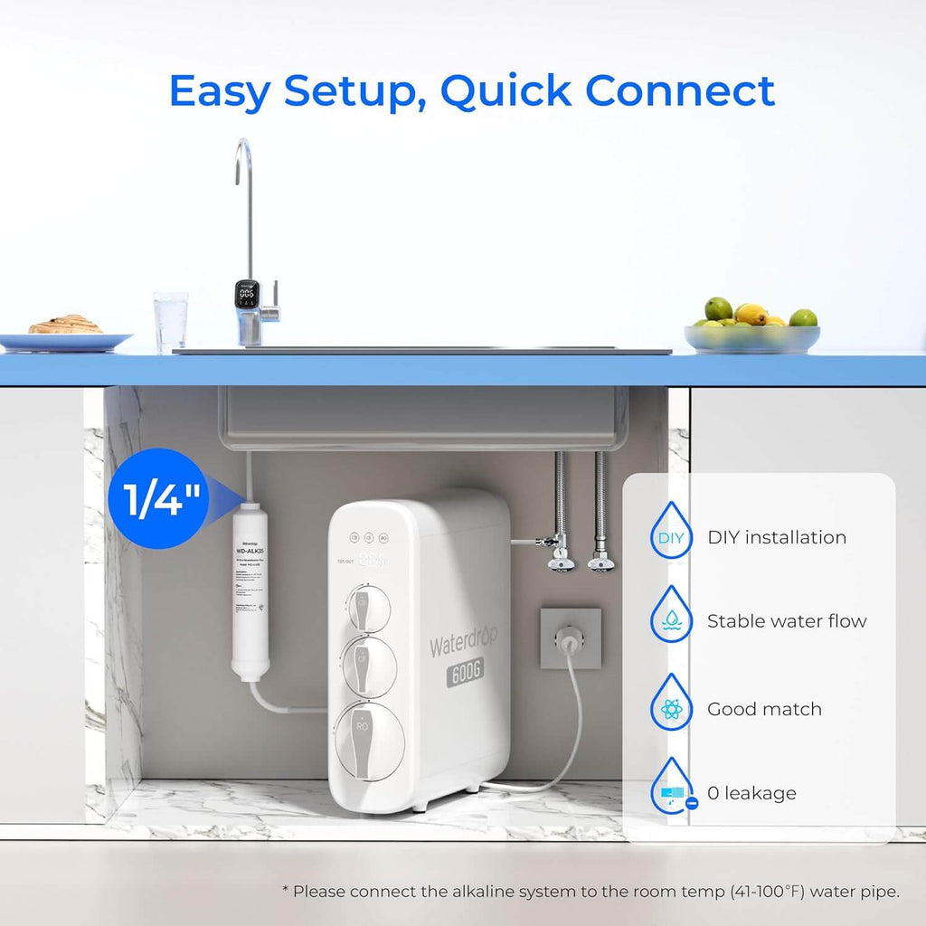 Alkaline Filter for Waterdrop G Series Undersink Reverse Osmosis Systems-Waterdrop ALK35
