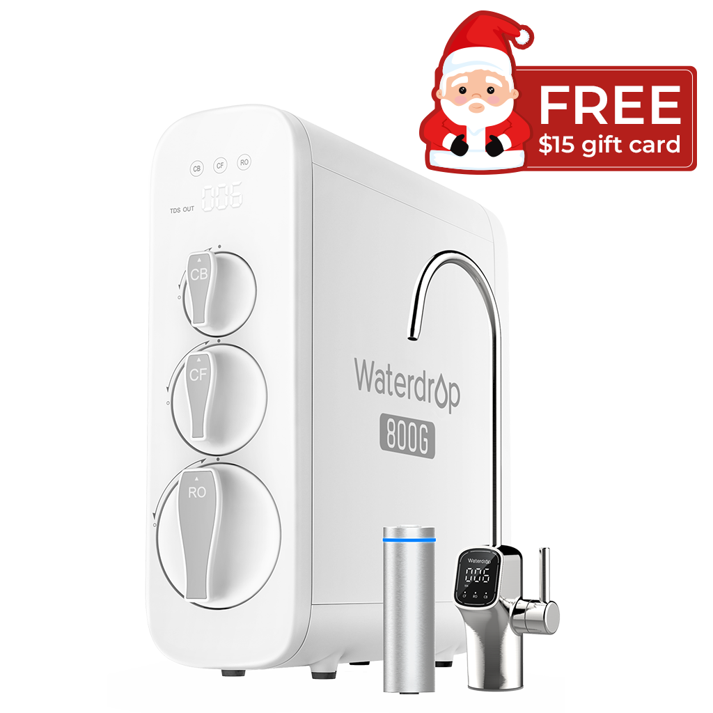 800 GPD Tankless RO System with UV Sterilizing Light - Waterdrop G3P800