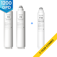 Waterdrop X12 RO System Replacement Filter Combo Set - 1200GPD