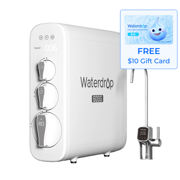 600 GPD Tankless Reverse Osmosis Water Filter System - Waterdrop G3P600