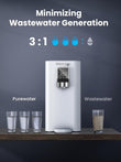 Waterdrop K19H Instant Hot Countertop RO Filter with 1-Year Replacement Filter
