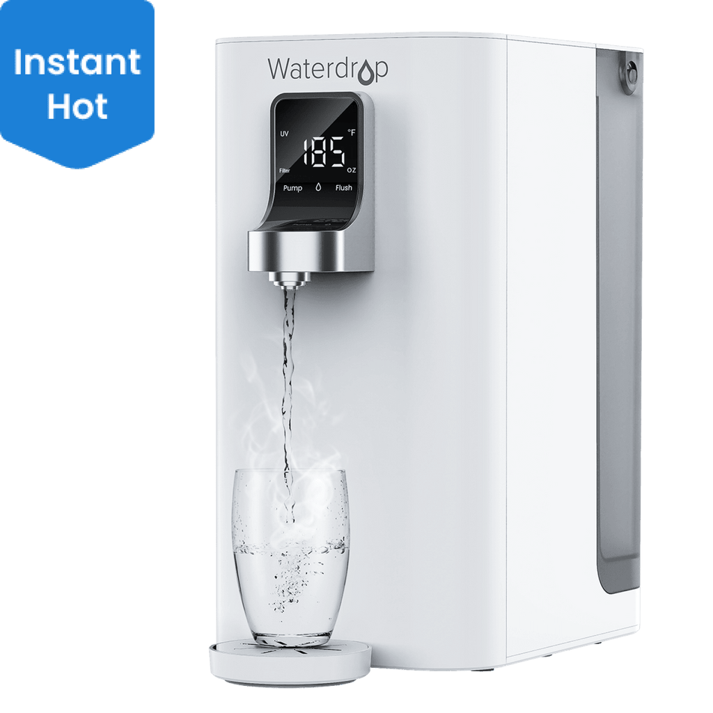 Waterdrop K19H Instant Hot Countertop RO Filter with 1-Year Replacement Filter