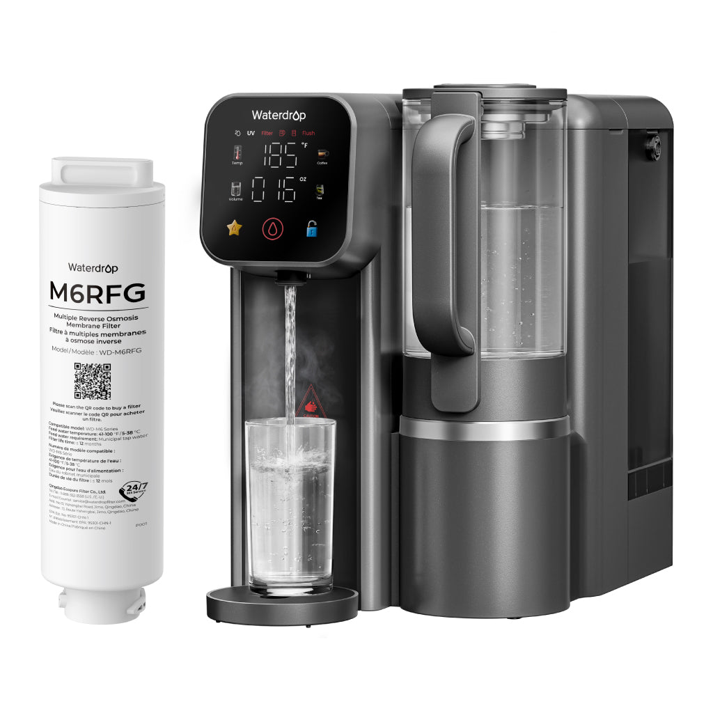 Waterdrop M6HG Remineralization Instant Hot RO System Bundle with Extra Filter