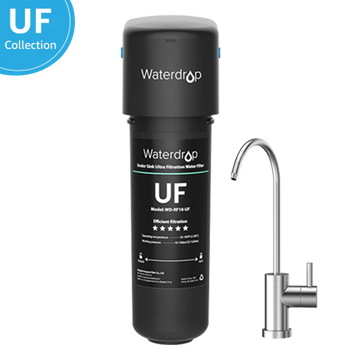 Undersink Ultrafiltration Water Filter System With Dedicated Faucet