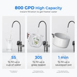 G3P800 High-Flow UV RO & 2.25-Gallon King Tank Gravity Water Filter Bundle