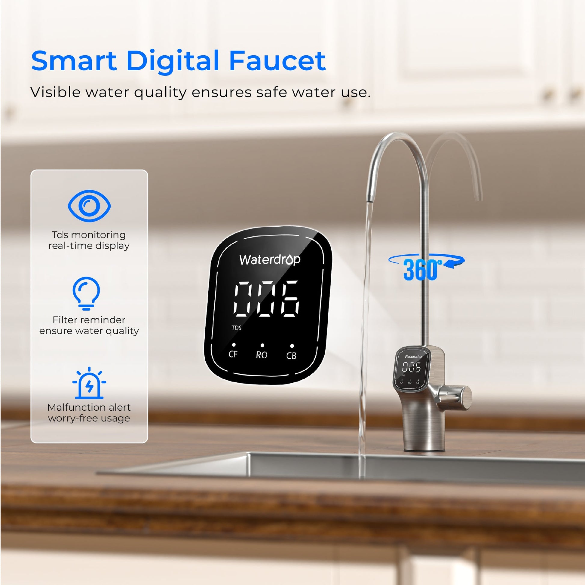 Waterdrop G3P800 Alkaline Reverse Osmosis System