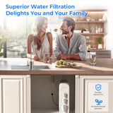 G3P800 High-Flow UV RO & 2.25-Gallon King Tank Gravity Water Filter Bundle