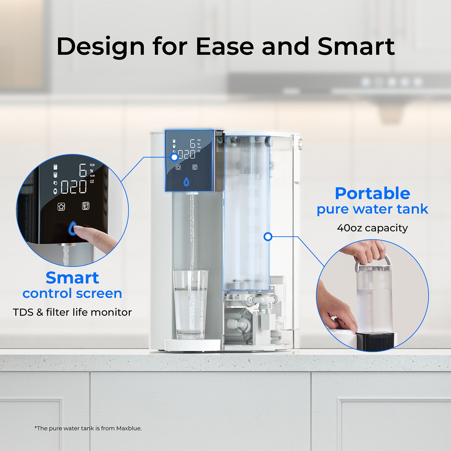 Waterdrop C1SL Alkaline Countertop CoreRO System