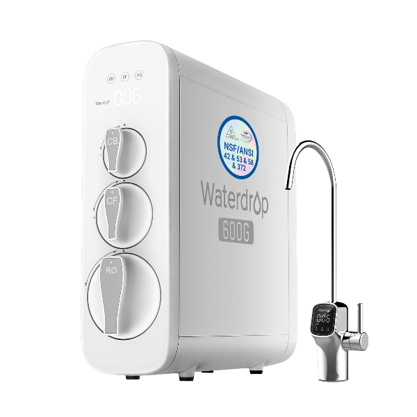 600 GPD Tankless Reverse Osmosis Water Filter System - Waterdrop G3P600