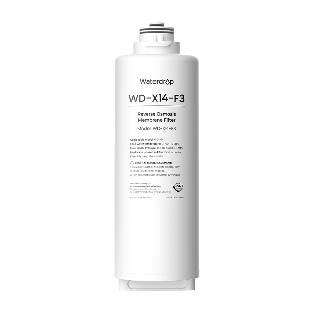 X14-F3 Filter for Waterdrop Master X14 Reverse Osmosis System | 1400 GPD