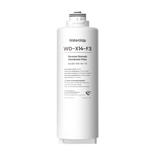 X14-F3 Filter for Waterdrop Master X14 Reverse Osmosis System | 1400 GPD