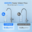 Waterdrop G2P600 Reverse Osmosis Water Filtration System for Home