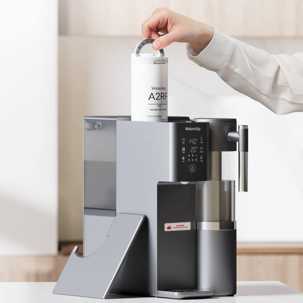 Waterdrop A2 Reverse Osmosis Hot Cold Water Dispenser with Replacement Filter Combo