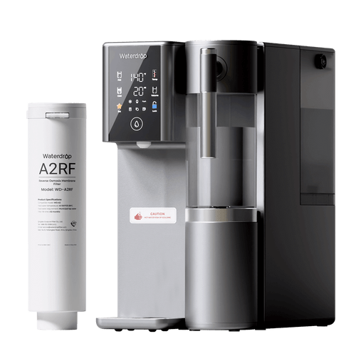 Waterdrop A2 Reverse Osmosis Hot Cold Water Dispenser with Replacement Filter Combo