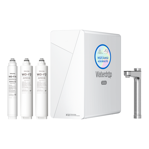 Waterdrop X12 Reverse Osmosis System with Replacemnet Filter Combo