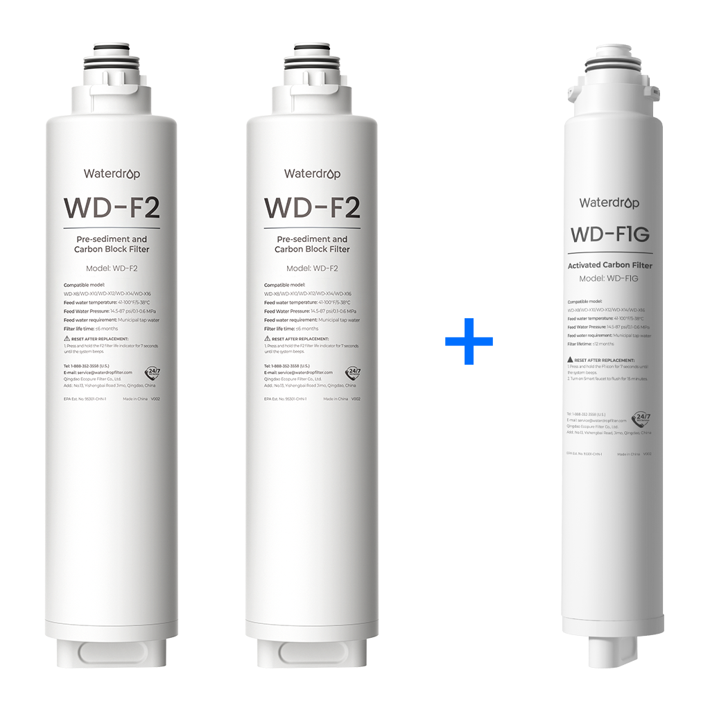 Waterdrop X8 RO Water Filter Replacement Combo