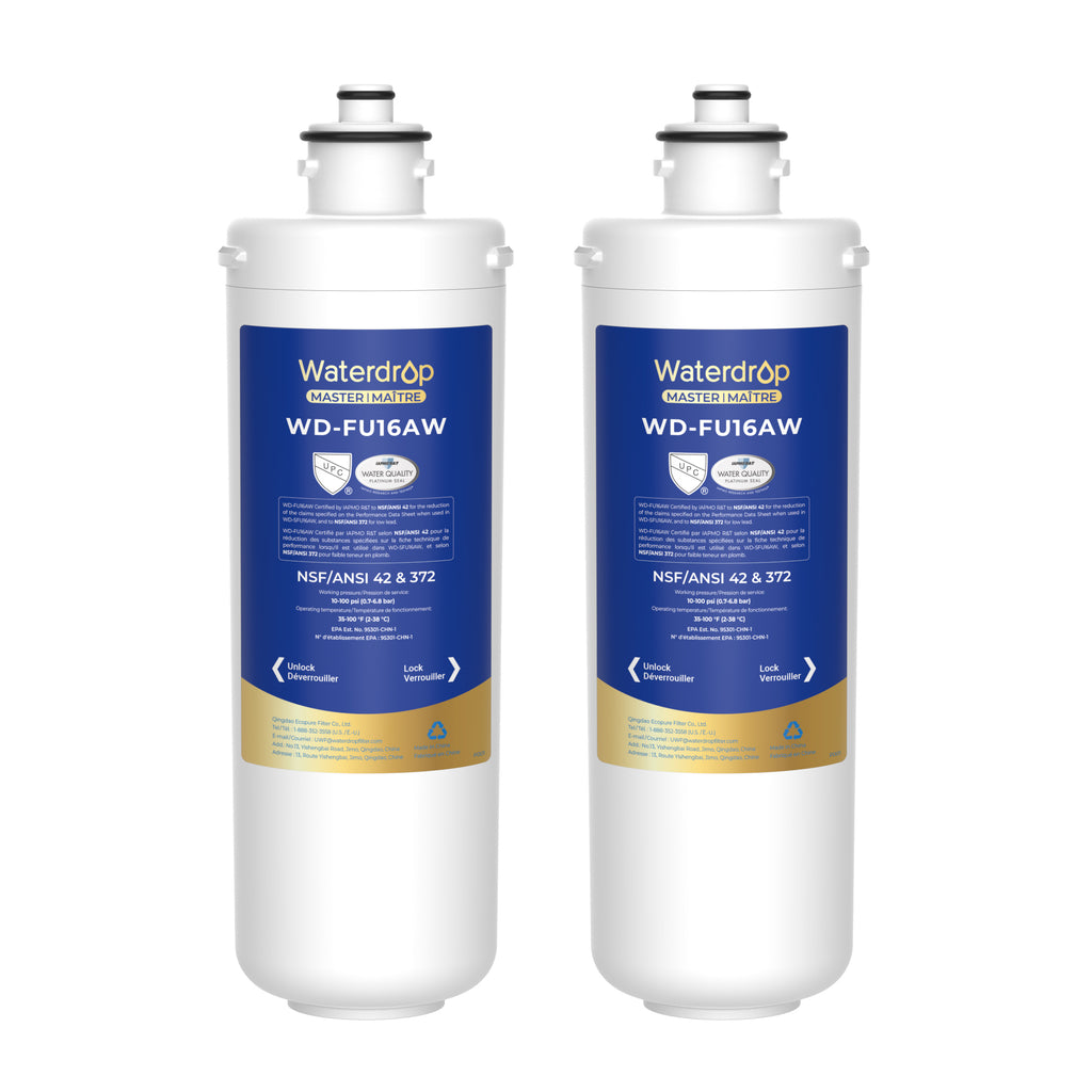Waterdrop FU16AW Under Sink Replacement Filter for SFU16AW–2 Cartridges