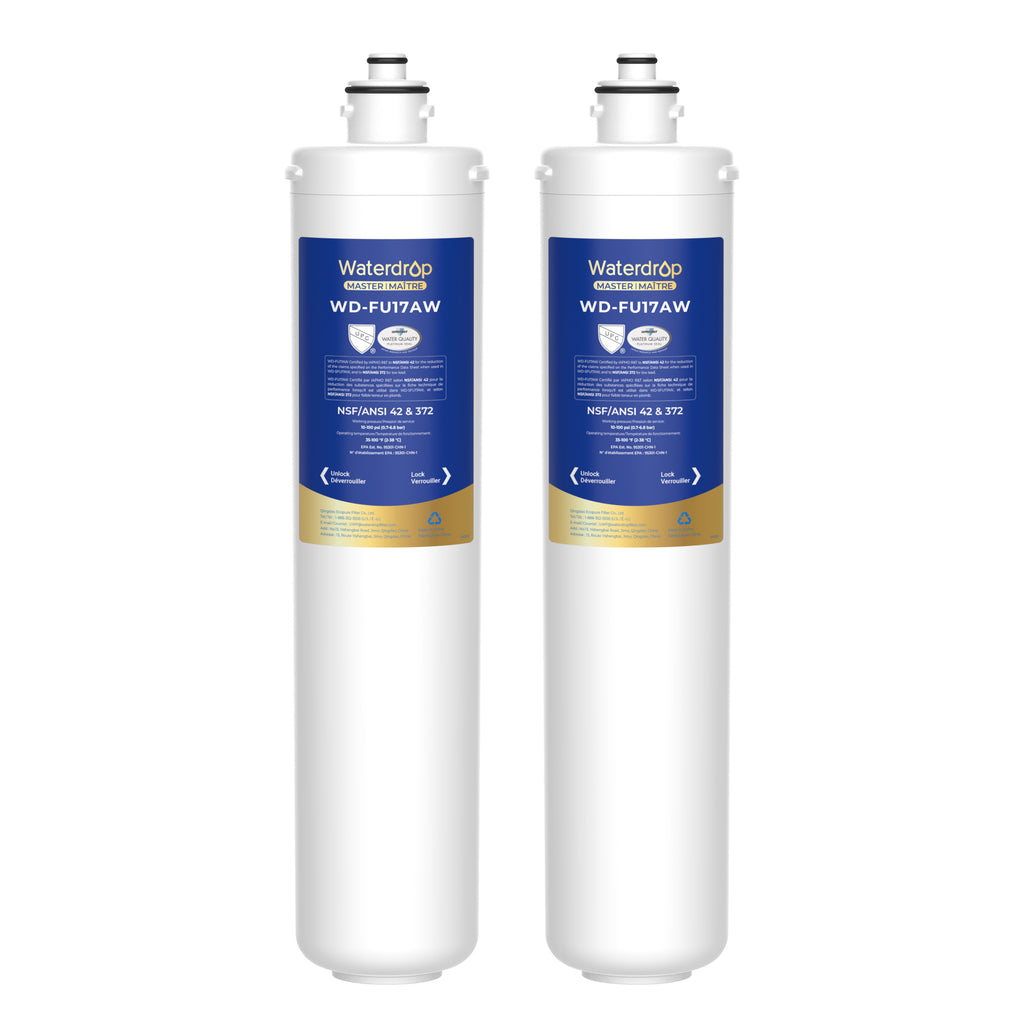 Waterdrop FU17AW Under Sink Replacement Filter for SFU17AW–2 Cartridges