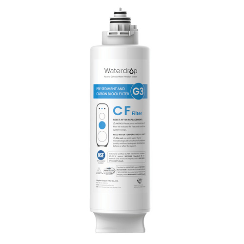 6 Months Lifetime WD-G3-N1CF Filter for WD-G3-W Reverse Osmosis System