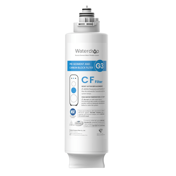 6 Months Lifetime WD-G3-N1CF Filter for WD-G3-W Reverse Osmosis System