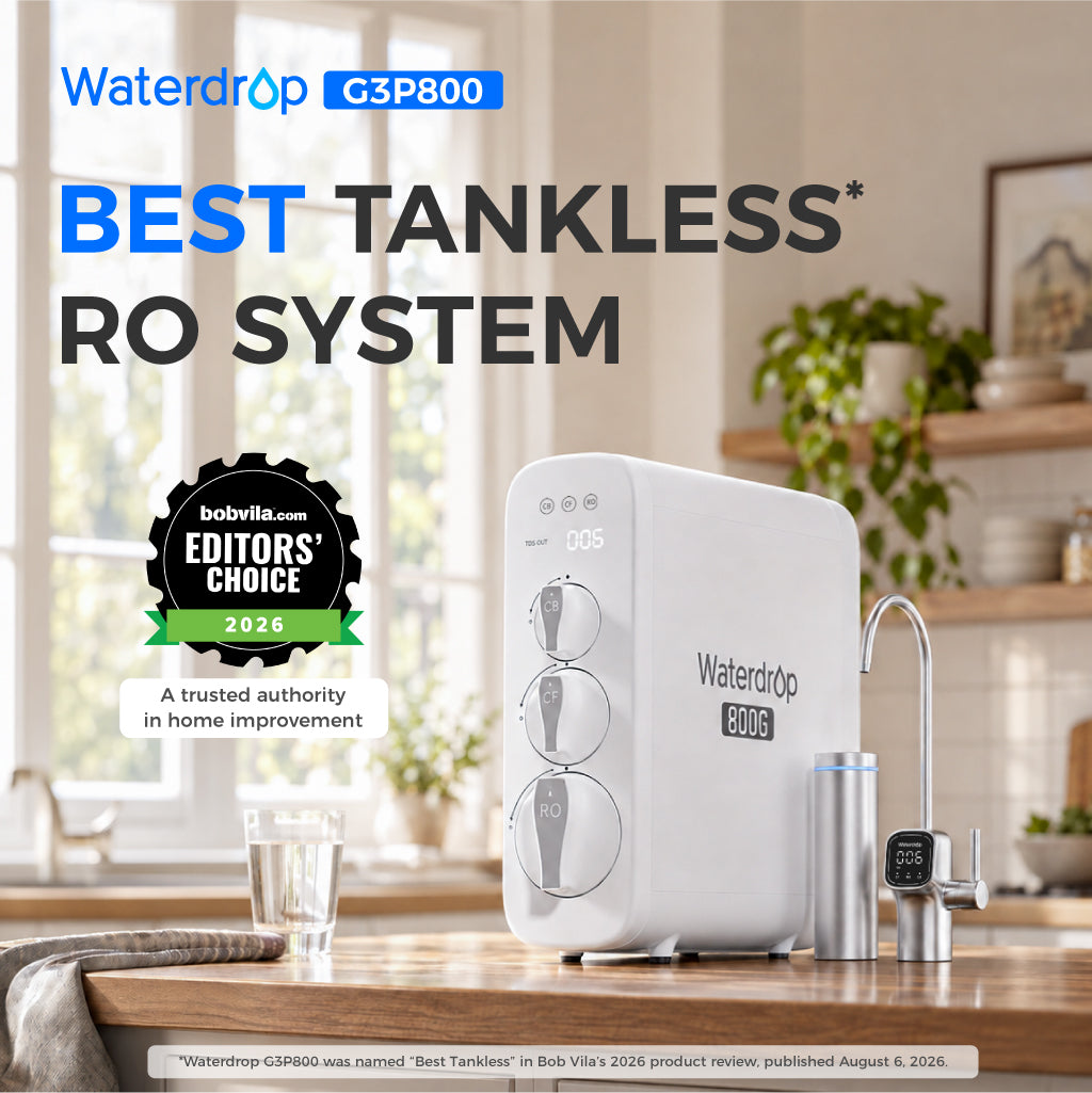 800 GPD Tankless RO System with UV Sterilizing Light - Waterdrop G3P800
