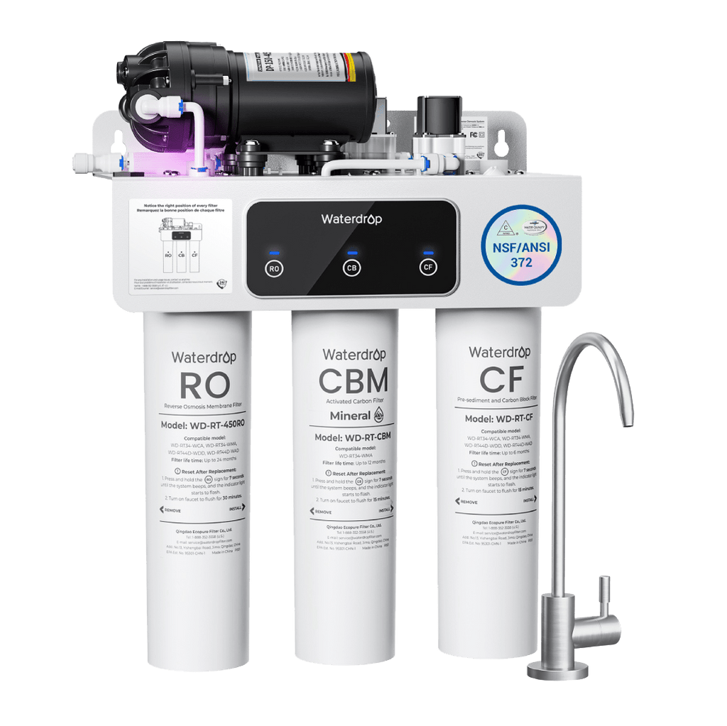 Waterdrop T3-M 450G Remineralization RO Under the Sink Water Filter